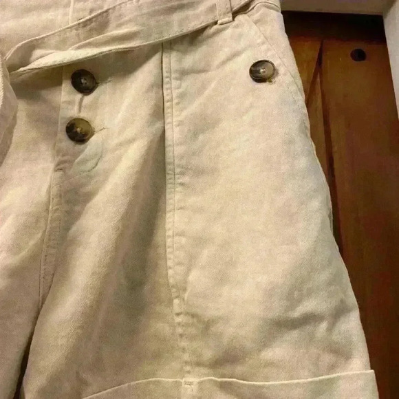 Blanknyc Twill Paperbag Shorts Ivory Sz 31 Far Away NWT - Picture 6 of 8